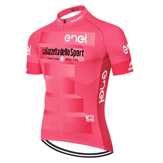Enel Giro d'Italia 2024 Pink Gazzetta dello Sport Retro Cycling Jersey