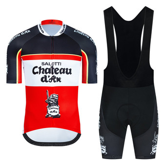 SALE-Chateau d'Ax Salotti Retro Cycling Jersey Set