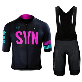 SYN Global Cycling Club Black-Purple Jersey Set