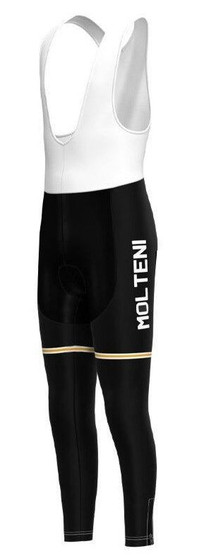 Molteni Black Retro Cycling Leggings