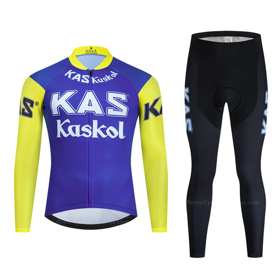 KAS Kaskol Retro Cycling Jersey Long Set (with Fleece Option)