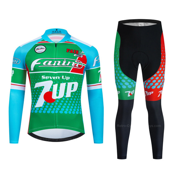 Fanini 7-Up Retro Cycling Jersey Long Set (with Fleece Option)