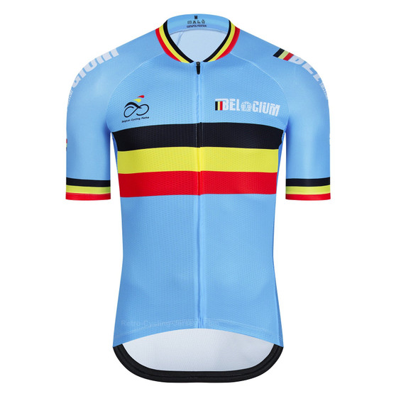 Belgium Cycling Team Retro Cycling Jersey