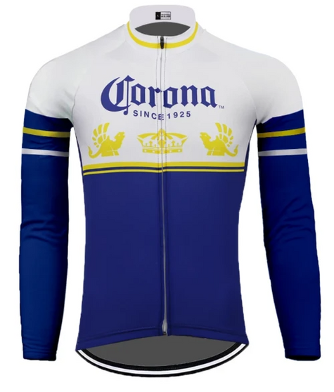 Corona Beer Retro Cycling Jersey (with Fleece Option) 2