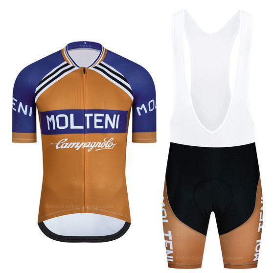 Molteni Brown Retro Cycling Jersey Set