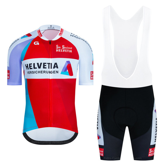 Helvetia La Suisse Retro Cycling Jersey Set