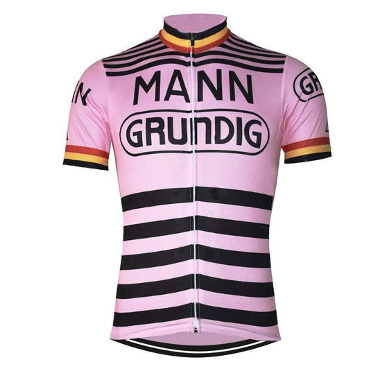 Mann Grundig Belgium Retro Cycling Jersey