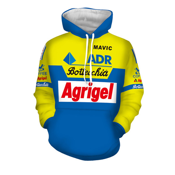 ADR Agrigel Bottecchia 1989 Retro Cycling Hoodie