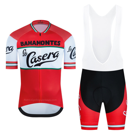 La Casera-Bahamontes Retro Cycling Jersey Set