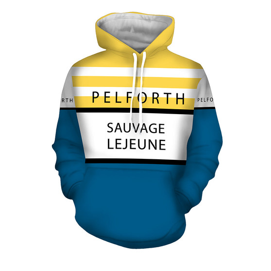 Pelforth Sauvage Lejeune Retro Cycling Hoodie