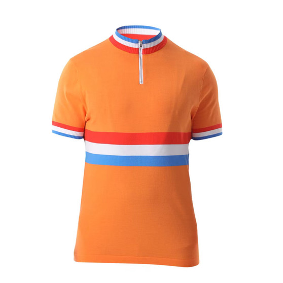 Dutch Classic Merino Wool Retro Cycling Jersey