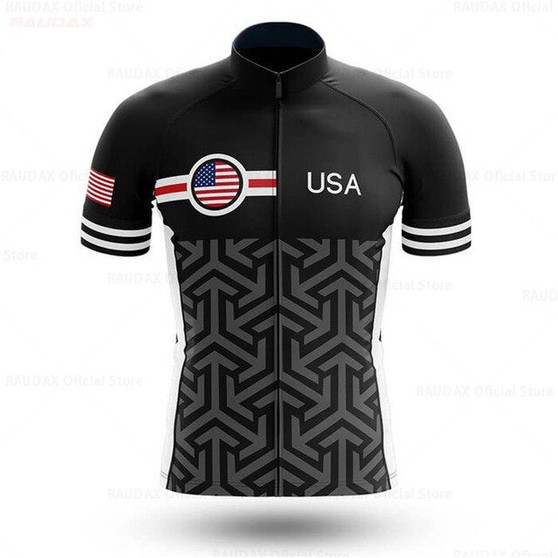 USA Patterned Cycling Team Jersey