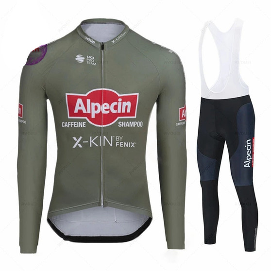 Alpecin Fenix Cycling Team Green Long Set (With Fleece Option)