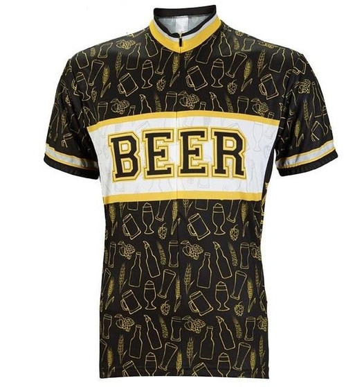 Yellow Beer Cycling Jersey