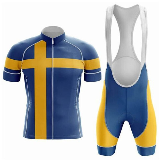 Sweden Pro Team Cycling Jersey Sets