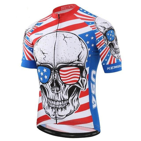 USA Skull Cycling Jersey