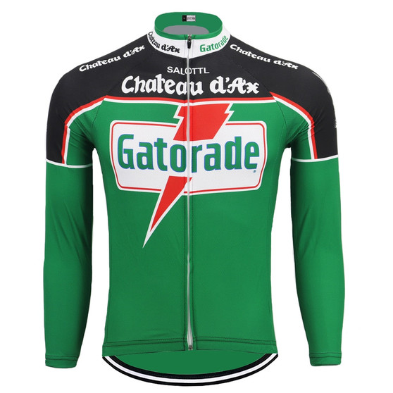 Chateau d'Ax Gatorade Retro Cycling Jersey (with Fleece Option)