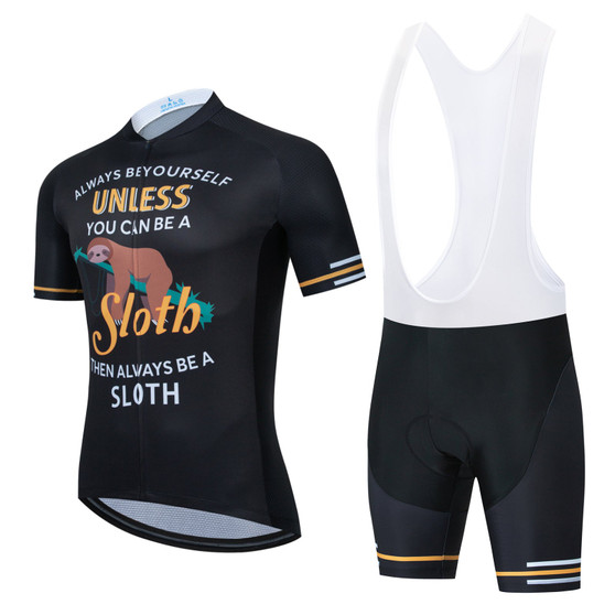 Always be a Sloth (Black) Cycling Team Set