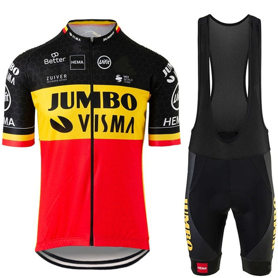 Jumbo Visma Pro Team Belgian Cycling Jersey Set