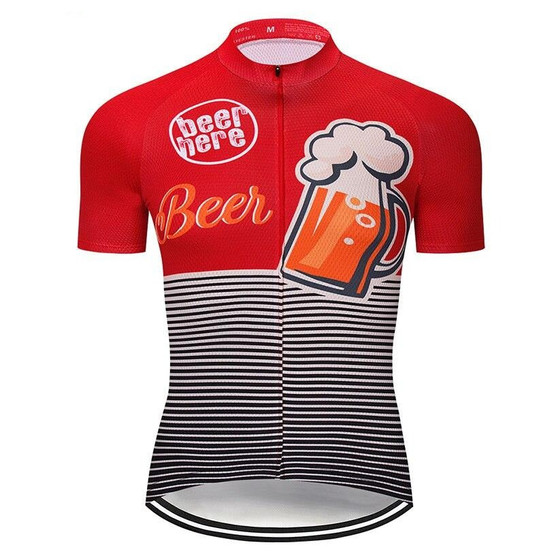 Beer Here Retro Cycling Jersey