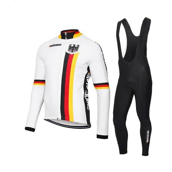 German Cycling Team Retro Cycling Long Set (with Fleece Option)