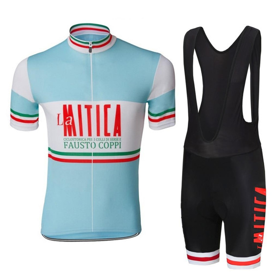SALE-La Mitica Fausto Coppi Retro Cycling Jersey Set