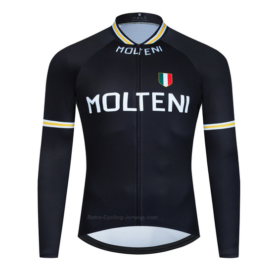 SALE-Molteni Retro Cycling Jersey with Fleece Option