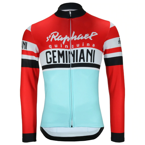 SALE-St Raphael Quinquina Geminiani Retro Cycling Jersey (with Fleece Option)