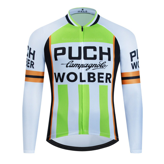 Puch Wolber Retro Cycling Jersey (with Fleece Option)