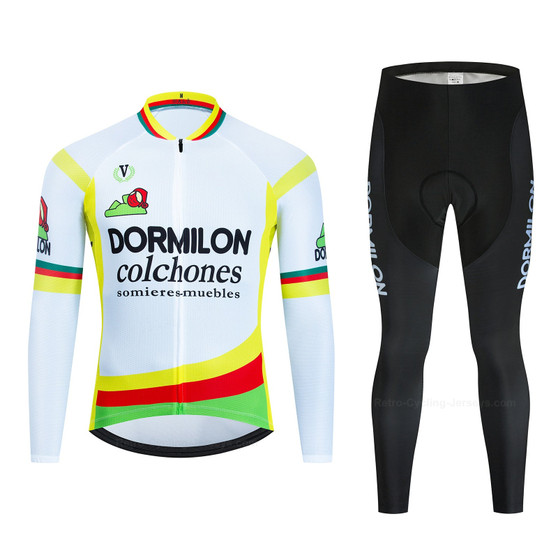 Dormilon Colchones Retro Cycling Jersey Long Set (with Fleece Option)