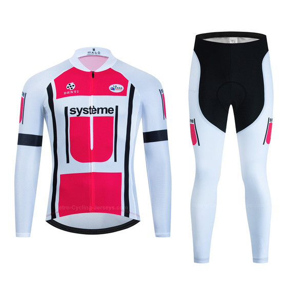 Systeme U Retro Cycling Jersey Long Set (with Fleece Option)