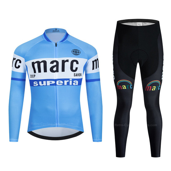 Marc Superia Retro Cycling Jersey Long Set (with Fleece Option)