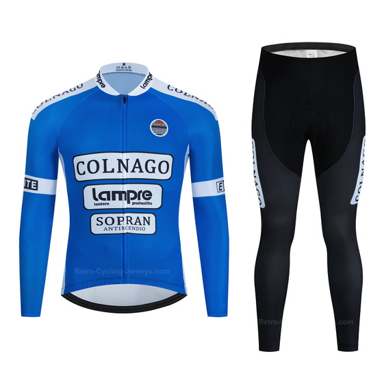 Colnago Lampre Retro Cycling Jersey Long Set (with Fleece Option)