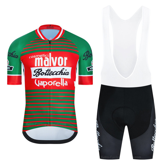 Malvor Bottecchia Retro Cycling Jersey Set