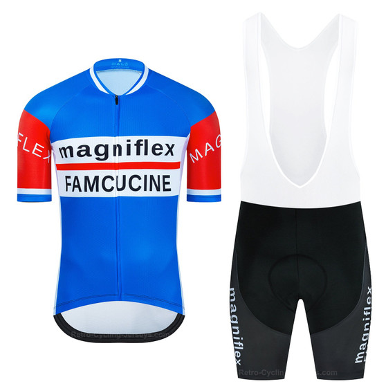 Magniflex Famcucine Retro Cycling Jersey Set