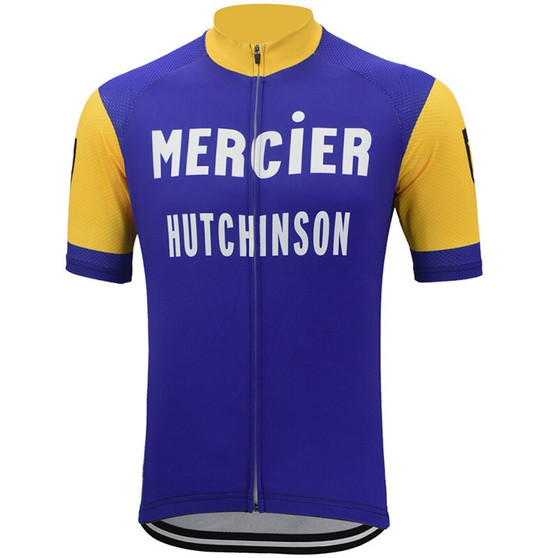 Mercier Hutchinson Blue Retro Cycling Jersey