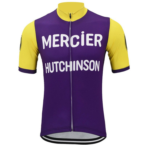 Mercier Hutchinson Purple Retro Cycling Jersey