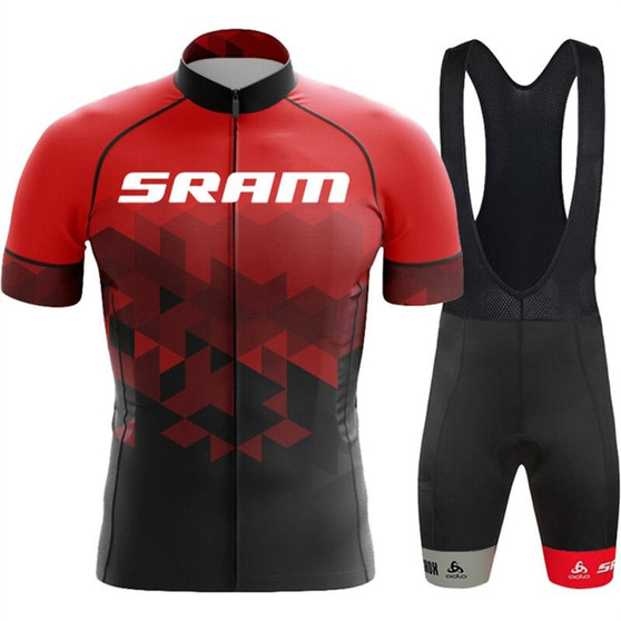 SRAM Red Retro Cycling Jersey Set