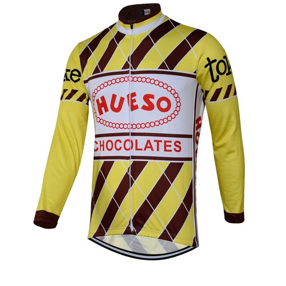 Hueso Chocolates Retro Cycling Jersey (with Fleece Option)