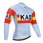 KAS Grey Retro Cycling Jersey (with Fleece Option)