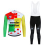 Wonder Radar La Vie Claire Retro Cycling Jersey Long Set (with Fleece Option)