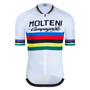 Molteni White Retro Cycling Jersey