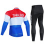 TI Raleigh France Retro Cycling Jersey Long Set (with Fleece Option)