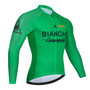 Bianchi Green Retro Cycling Jersey Long Set