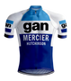 Gan Mercier Hutchinson Blue Retro Cycling Jersey