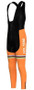 Molteni Orange Retro Cycling Leggings