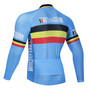 Belgium Cycling Team Retro Cycling Jersey Long Set (with Fleece Option)