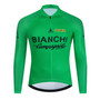 Bianchi Green Retro Cycling Jersey (with Fleece Option)
