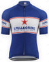 San Pellegrino Blue Short Sleeve Retro Cycling Jersey