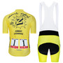 Vetements Enfants Yellow Team Z Retro Cycling Jersey Set